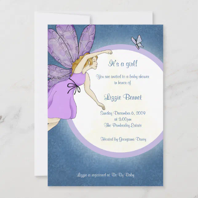 Fairy Baby Shower invitation | Zazzle