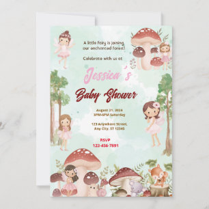 Fairy Baby Shower Invitation