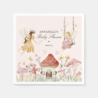 Fairy Baby Shower Party Table Decor