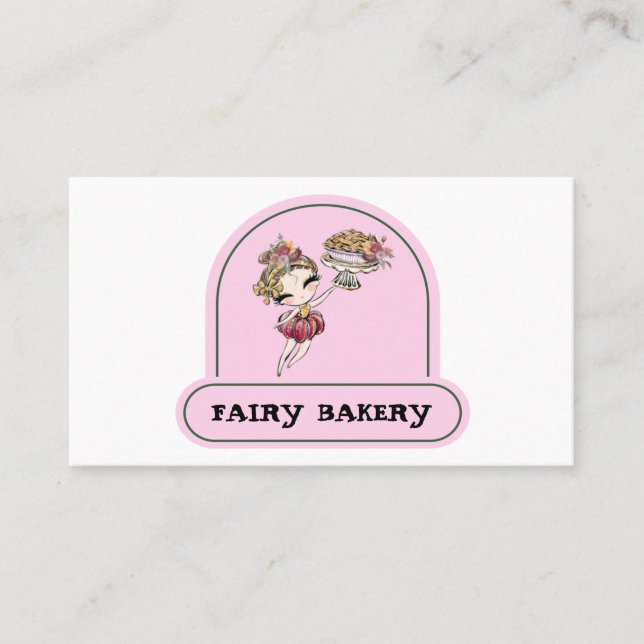 Fairy Bakery Business Card (Front)