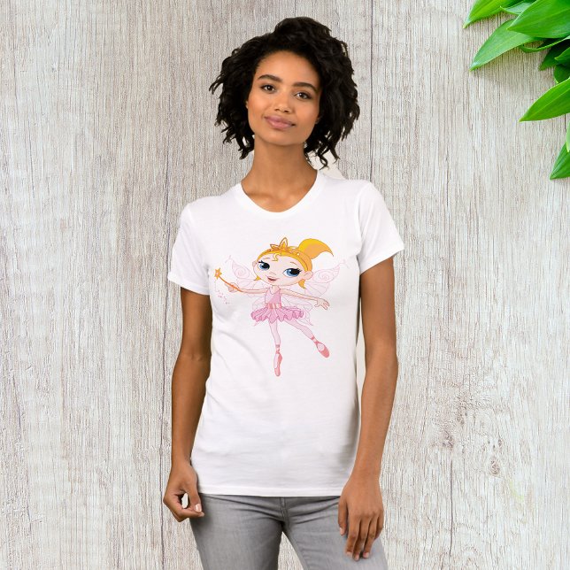 Fairy Ballerina Womens T-Shirt (Creator Uploaded)