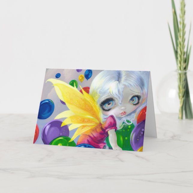 "Fairy Balloons" Greeting Card (Front)