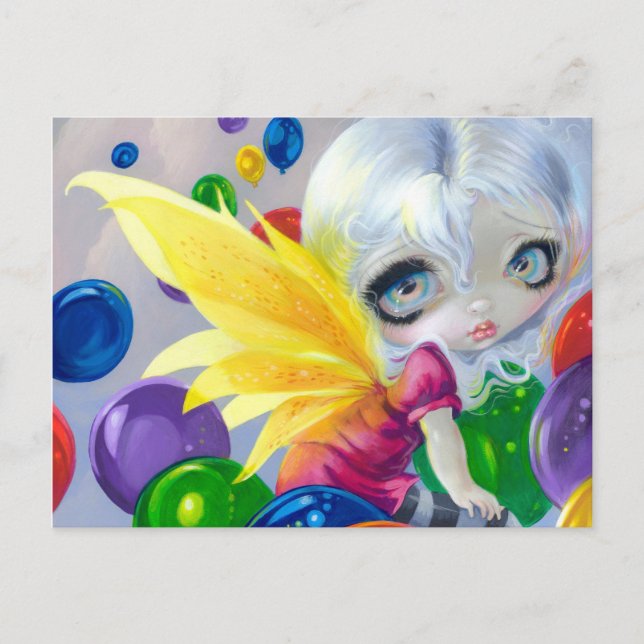 "Fairy Balloons" Postcard (Front)