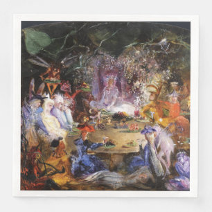 FAIRY BANQUET Wood Fairies Paper Dinner Napkins