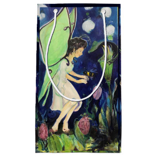 Fairy Bee Kind Maureen Girard Wildflowers Small Gift Bag