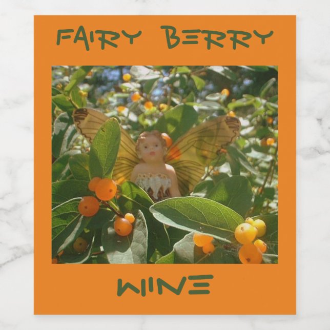 FAIRY BERRY WINE -  LABEL (Single Label)