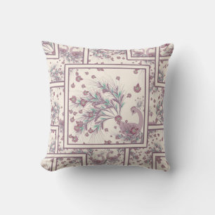 Fairy bird. throw pillow
