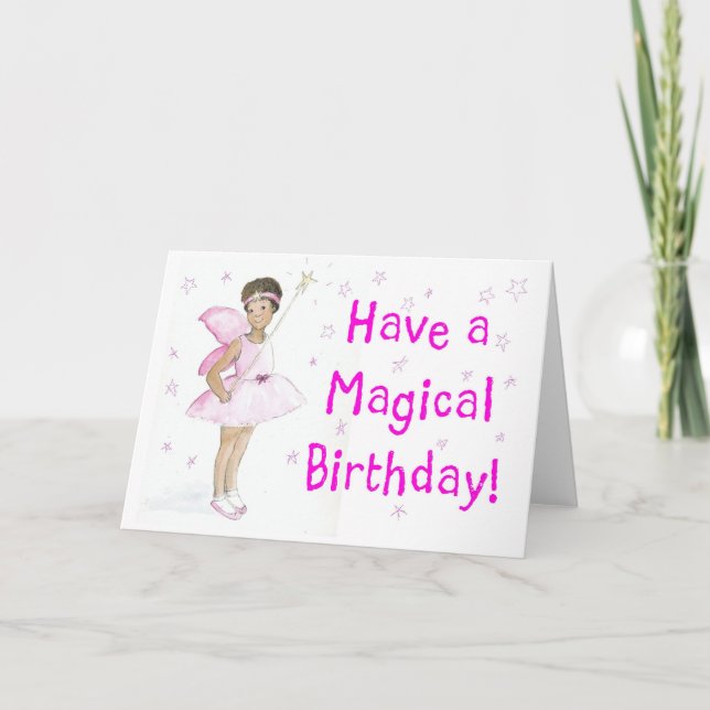 Fairy Birthday Card (Front)