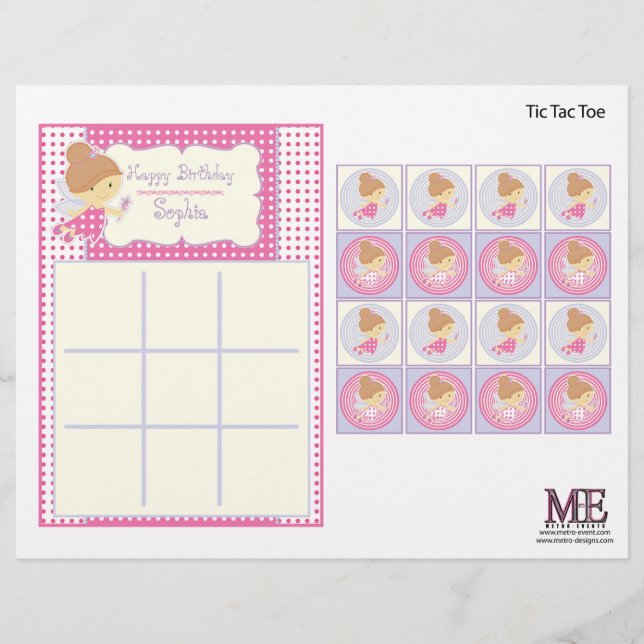 Fairy Birthday Game (Front)