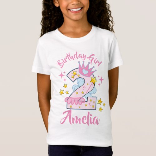 fairy Birthday Girl Second  T_Shirt