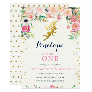 Fairy Themed Birthday Invitation 10