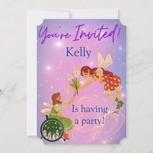 Fairy Birthday Invitation