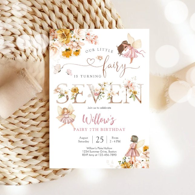 Fairy Birthday Invitation Girl (Creator Uploaded)
