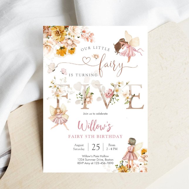 Fairy Birthday Party Invitation (Creator Uploaded)