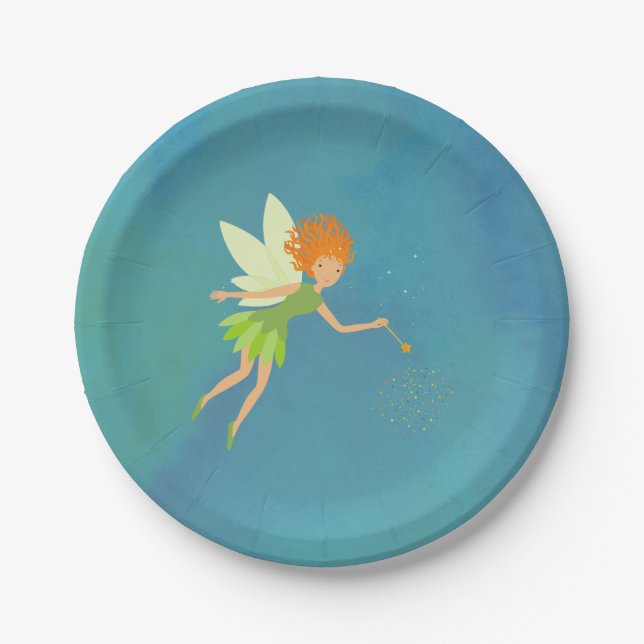 Fairy Birthday Party Plates (Front)