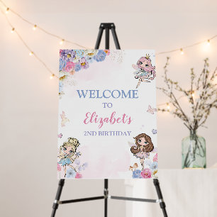 Fairy Birthday Party Welcome Sign