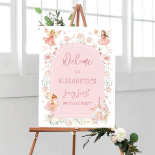 Fairy Birthday Welcome Sign