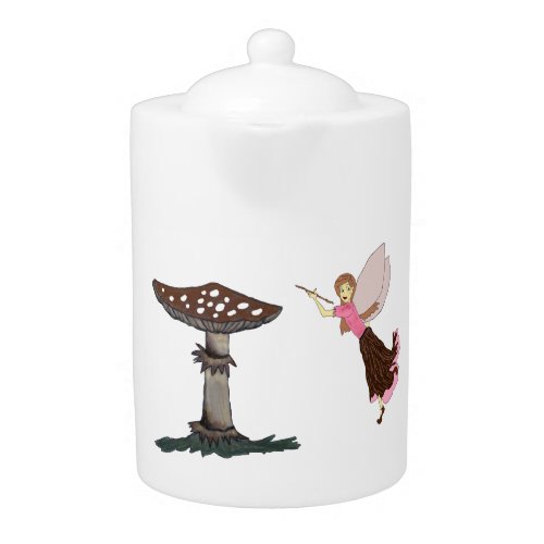 Fairy Blessings wMushroom Tea Pot