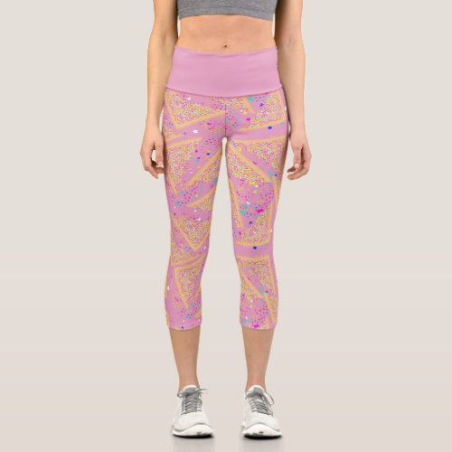 Fairy Bread  Capri Leggings