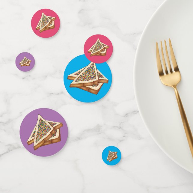 Fairy Bread Hundreds and Thousands Australian Food Confetti (Group)