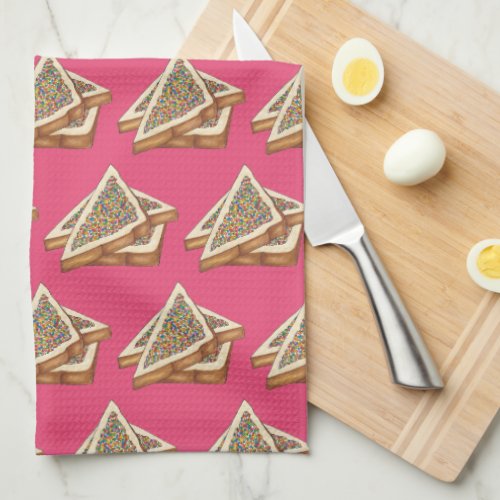 Fairy Bread Hundreds and Thousands Australian Food Kitchen Towel