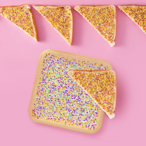 Fairy Bread Paper Plates