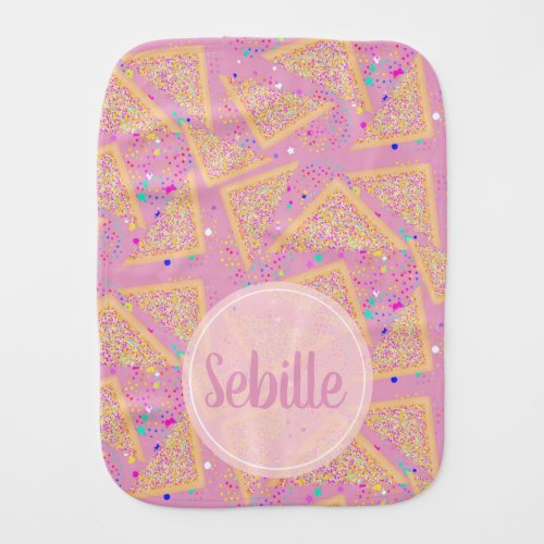 Fairy Bread _ Whimsical baby essentials  Baby Burp Cloth