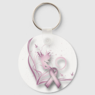 Fairy Breast Cancer Keychain