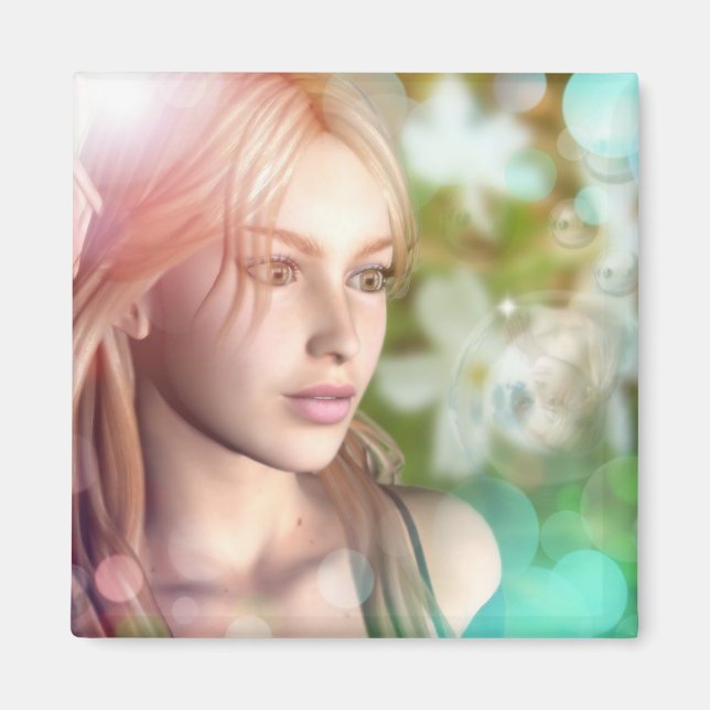Fairy Bubble Magnet (Front)