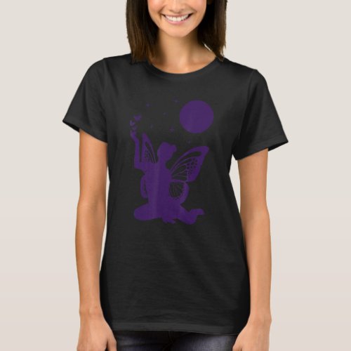 Fairy Butterflies Moon Fabulous Beauty Magic Fairy T_Shirt