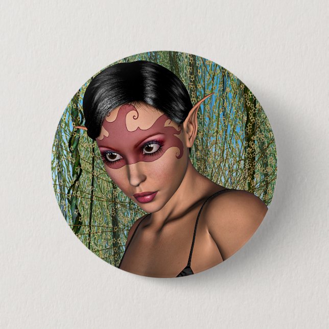 Fairy Butterfly Button (Front)