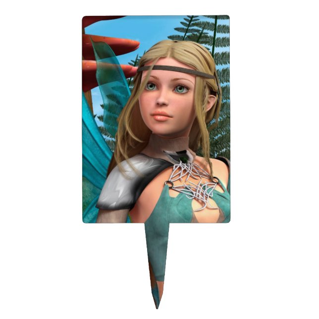 Fairy Butterfly Cake Topper (Front)