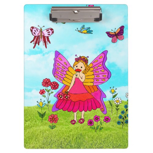 Fairy Butterfly Clipboard 