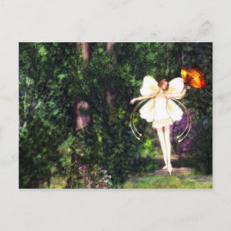 Fairy Butterfly Dance postcard