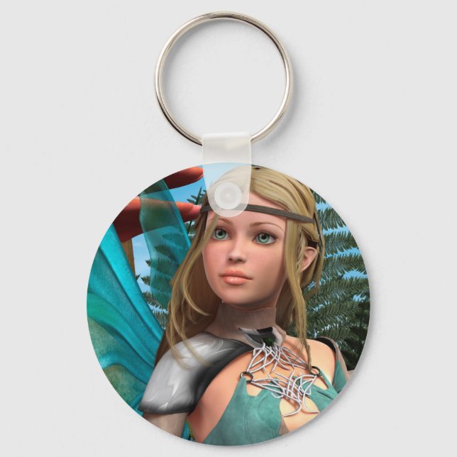 Fairy Butterfly Keychain (Front)