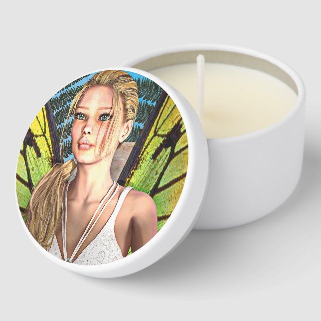 Fairy Butterfly Mini Candle Favors (Corner)