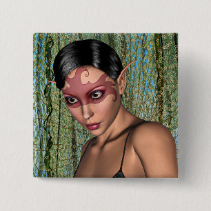 Fairy Butterfly Pinback Button