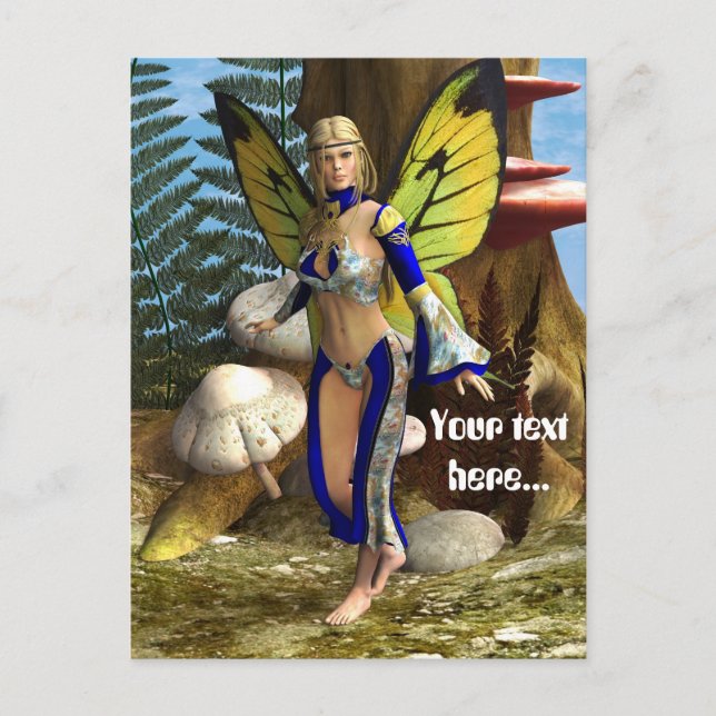 Fairy Butterfly Postcard (Front)
