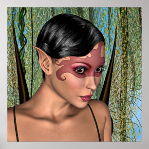 Fairy Butterfly Poster
