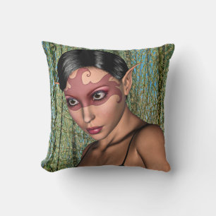 Fairy Butterfly Throw Pillow