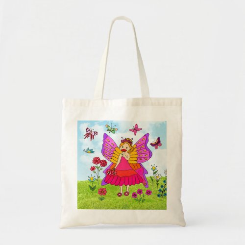 Fairy Butterfly Tote Bag