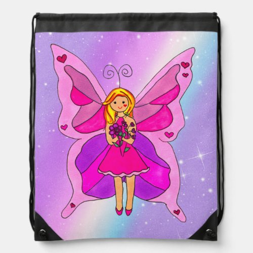 Fairy Butterfly w/Rainbow Backpack