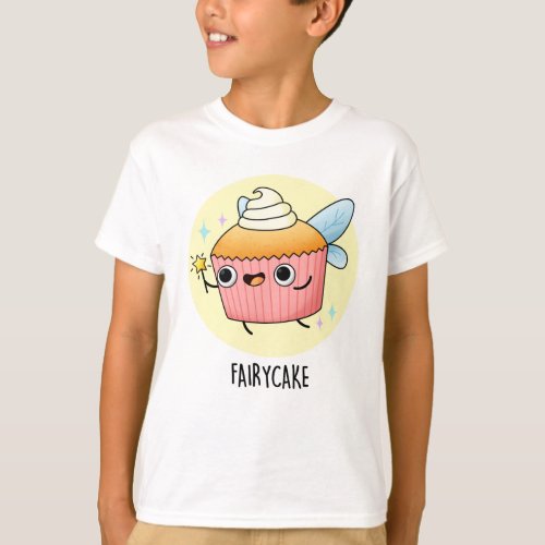 Fairy Cake Funny Cupcake Pun  T_Shirt