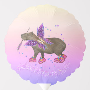 Fairy Capybara Magic Balloon