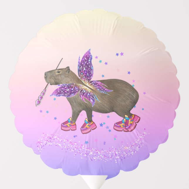 Fairy Capybara Magic Balloon (Front)