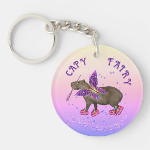 Fairy Capybara Magic Keychain
