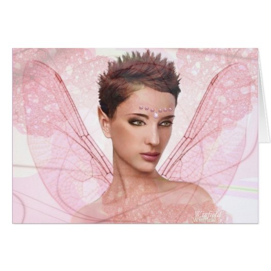 Fairy card - "Cassy" (blank) (Front Horizontal)