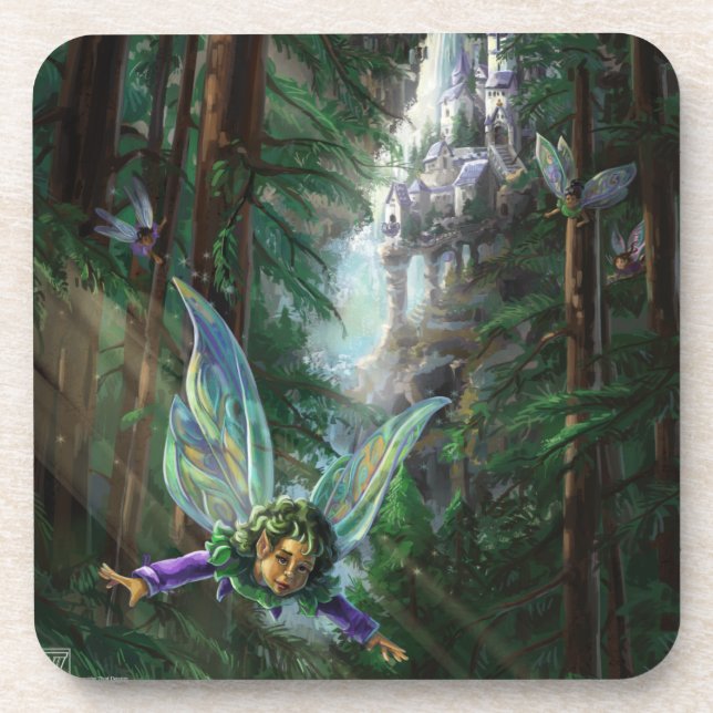 Fairy Castle Forest Drink Coaster (Front)