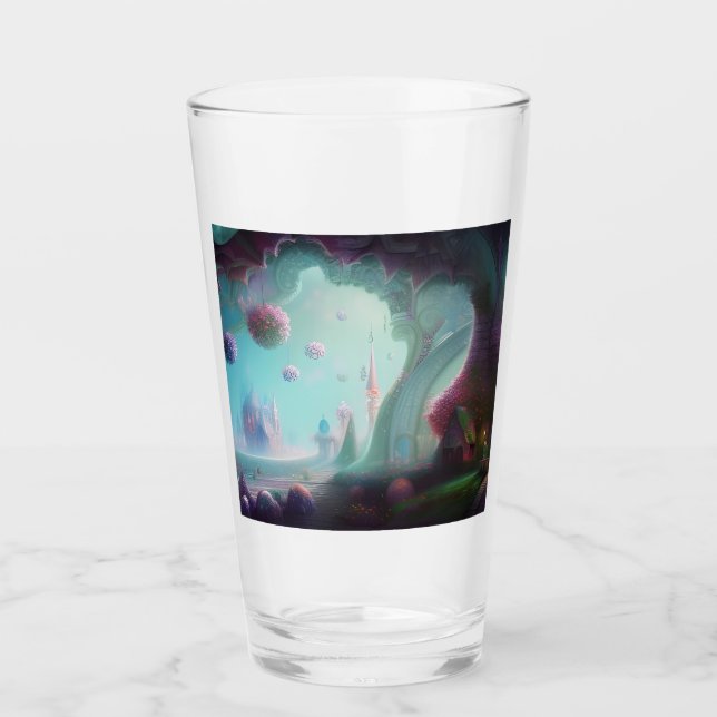 Fairy Castle in the Enchanted Woods Glass (Front)