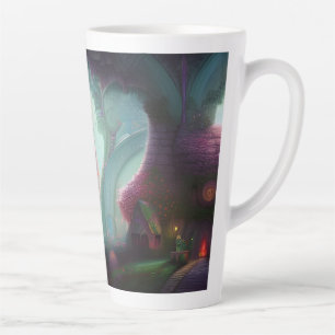 Fairy Castle in the Enchanted Woods Latte Mug
